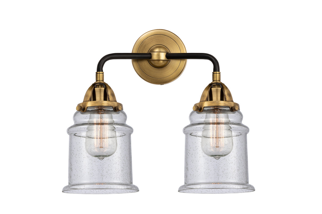Innovations - 288-2W-BAB-G184 - Two Light Bath Vanity - Nouveau 2 - Black Antique Brass