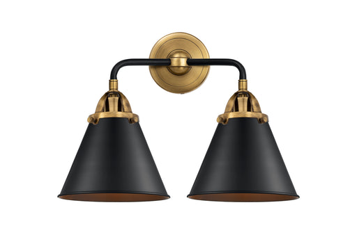 Innovations - 288-2W-BAB-M13-BK - Two Light Bath Vanity - Nouveau 2 - Black Antique Brass