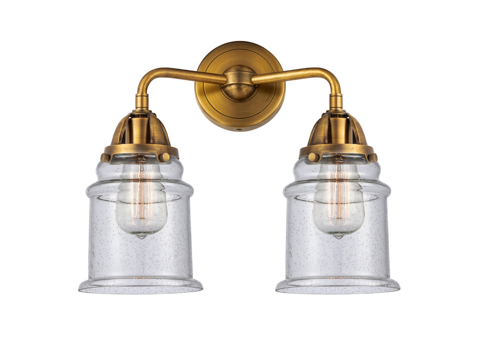 Innovations - 288-2W-BB-G184 - Two Light Bath Vanity - Nouveau 2 - Brushed Brass