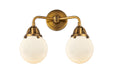 Innovations - 288-2W-BB-G201-6-LED - LED Bath Vanity - Nouveau 2 - Brushed Brass