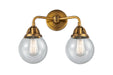 Innovations - 288-2W-BB-G204-6 - Two Light Bath Vanity - Nouveau 2 - Brushed Brass
