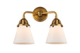 Innovations - 288-2W-BB-G61 - Two Light Bath Vanity - Nouveau 2 - Brushed Brass
