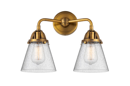 Innovations - 288-2W-BB-G64 - Two Light Bath Vanity - Nouveau 2 - Brushed Brass