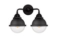Innovations - 288-2W-BK-HFS-62-BK-LED - LED Bath Vanity - Nouveau 2 - Matte Black