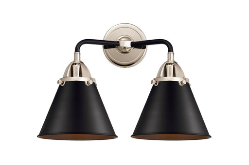 Innovations - 288-2W-BPN-M13-BK - Two Light Bath Vanity - Nouveau 2 - Black Polished Nickel