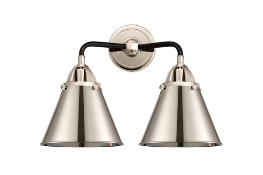 Innovations - 288-2W-BPN-M13-PN - Two Light Bath Vanity - Nouveau 2 - Black Polished Nickel