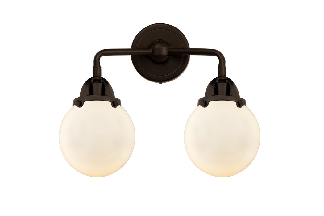 Innovations - 288-2W-OB-G201-6 - Two Light Bath Vanity - Nouveau 2 - Oil Rubbed Bronze