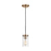 Generation Lighting - 6190301-848 - One Light Mini-Pendant - Zire - Satin Brass