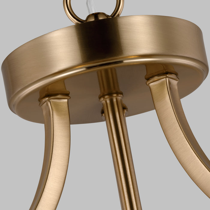 Generation Lighting - 7716502-848 - Two Light Semi-Flush Convertible Pendant - Geary - Satin Brass