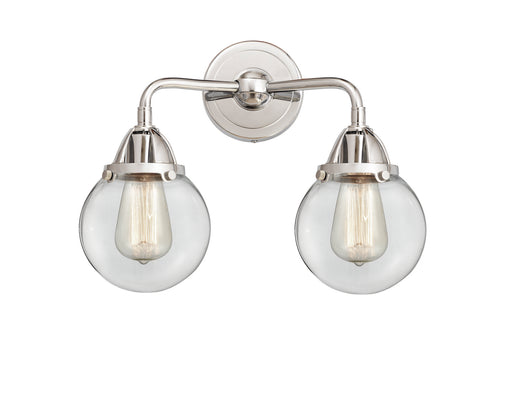 Nouveau 2 Two Light Bath Vanity Polished Chrome