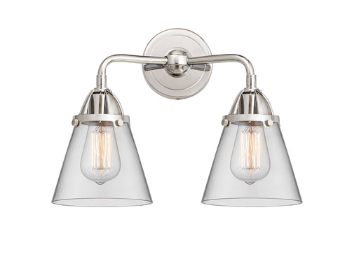 Nouveau 2 Two Light Bath Vanity Polished Chrome