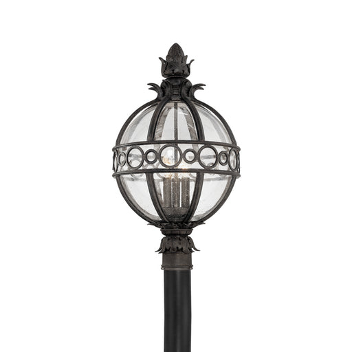 Troy Lighting - P5006-FRN - Three Light Post Lantern - Campanile - French Iron