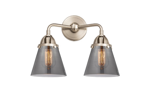 Nouveau 2 Two Light Bath Vanity Brushed Satin Nickel