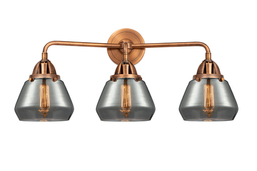 Innovations - 288-3W-AC-G173 - Three Light Bath Vanity - Nouveau 2 - Antique Copper