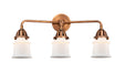 Innovations - 288-3W-AC-G181S-LED - LED Bath Vanity - Nouveau 2 - Antique Copper