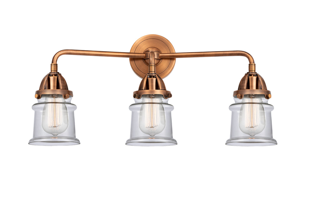 Innovations - 288-3W-AC-G182S-LED - LED Bath Vanity - Nouveau 2 - Antique Copper