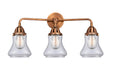 Innovations - 288-3W-AC-G192-LED - LED Bath Vanity - Nouveau 2 - Antique Copper