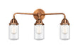 Innovations - 288-3W-AC-G314-LED - LED Bath Vanity - Nouveau 2 - Antique Copper