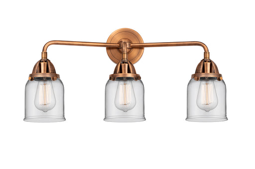 Nouveau 2 LED Bath Vanity Antique Copper