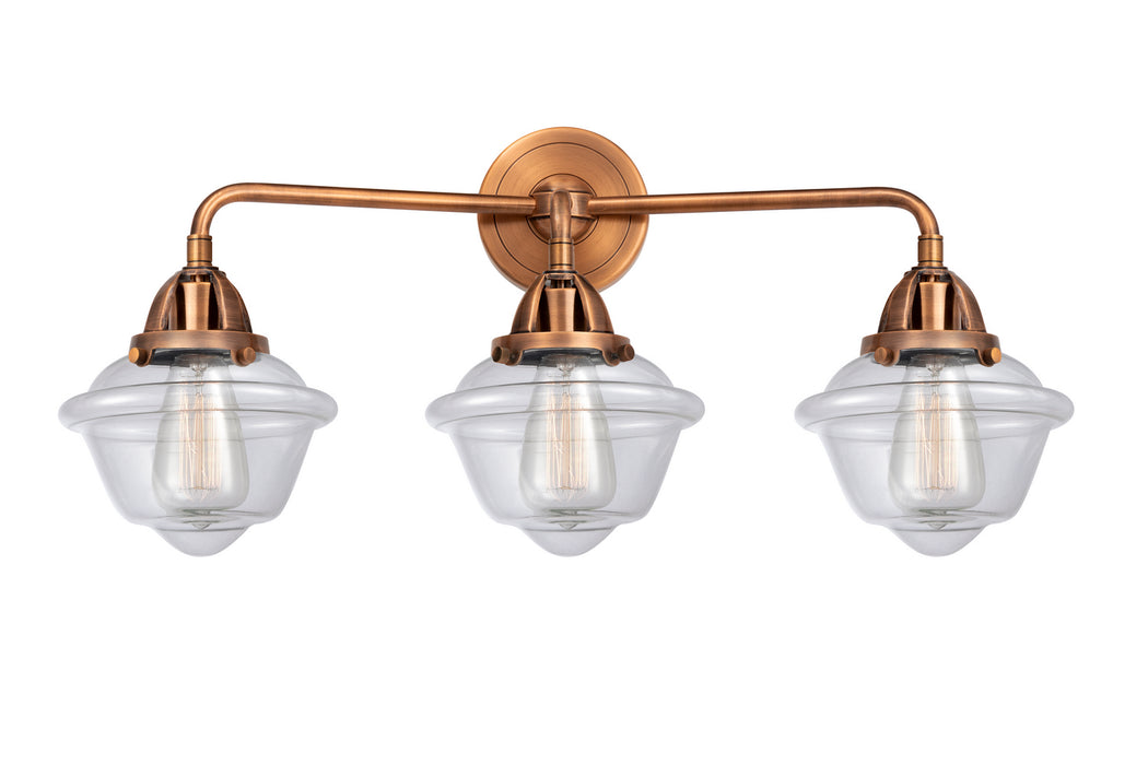 Innovations - 288-3W-AC-G532-LED - LED Bath Vanity - Nouveau 2 - Antique Copper
