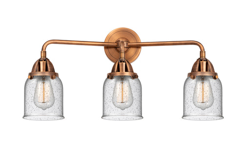 Nouveau 2 LED Bath Vanity Antique Copper