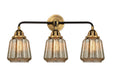 Innovations - 288-3W-BAB-G146 - Three Light Bath Vanity - Nouveau 2 - Black Antique Brass