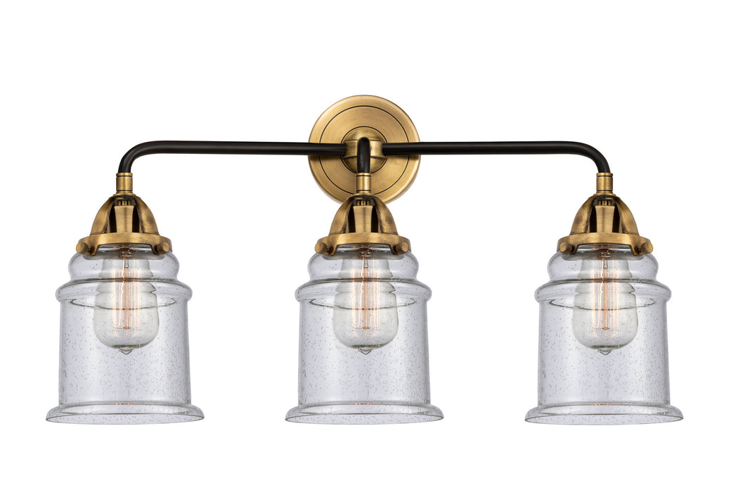 Innovations - 288-3W-BAB-G184-LED - LED Bath Vanity - Nouveau 2 - Black Antique Brass