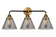 Innovations - 288-3W-BAB-G43 - Three Light Bath Vanity - Nouveau 2 - Black Antique Brass