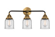 Innovations - 288-3W-BAB-G52 - Three Light Bath Vanity - Nouveau 2 - Black Antique Brass
