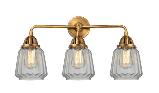 Innovations - 288-3W-BB-G142 - Three Light Bath Vanity - Nouveau 2 - Brushed Brass