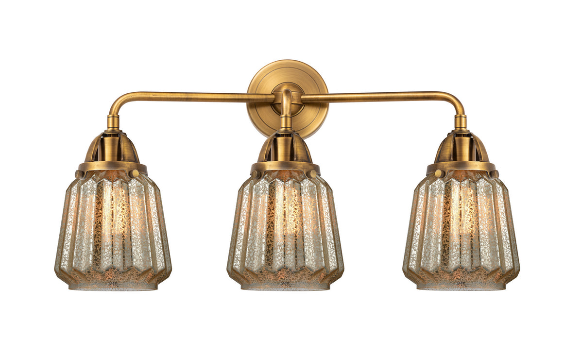 Innovations - 288-3W-BB-G146 - Three Light Bath Vanity - Nouveau 2 - Brushed Brass