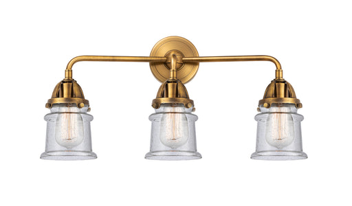 Innovations - 288-3W-BB-G184S - Three Light Bath Vanity - Nouveau 2 - Brushed Brass