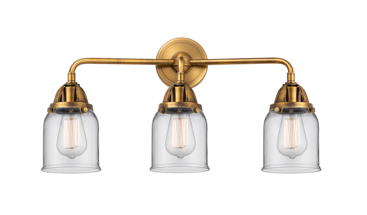 Innovations - 288-3W-BB-G52 - Three Light Bath Vanity - Nouveau 2 - Brushed Brass