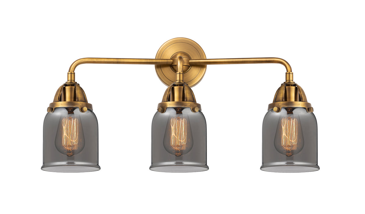Innovations - 288-3W-BB-G53 - Three Light Bath Vanity - Nouveau 2 - Brushed Brass