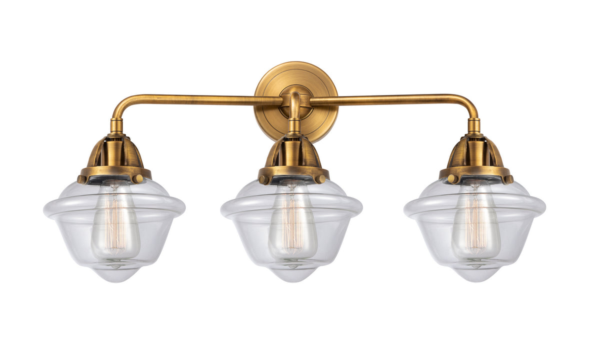 Innovations - 288-3W-BB-G532 - Three Light Bath Vanity - Nouveau 2 - Brushed Brass