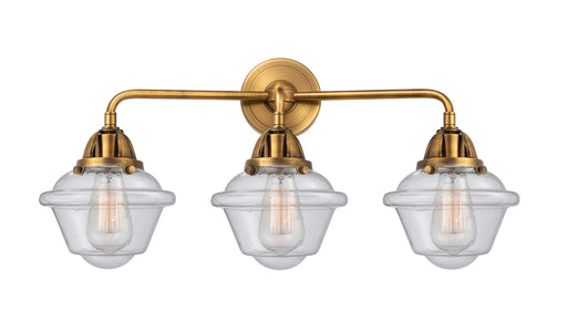 Innovations - 288-3W-BB-G534 - Three Light Bath Vanity - Nouveau 2 - Brushed Brass