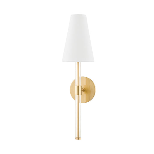 Mitzi - H630101-AGB - One Light Wall Sconce - Janelle - Aged Brass