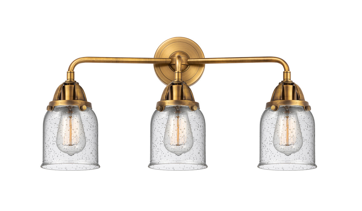 Innovations - 288-3W-BB-G54 - Three Light Bath Vanity - Nouveau 2 - Brushed Brass