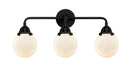 Innovations - 288-3W-BK-G201-6-LED - LED Bath Vanity - Nouveau 2 - Matte Black