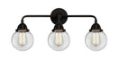 Innovations - 288-3W-BK-G202-6-LED - LED Bath Vanity - Nouveau 2 - Matte Black