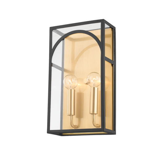 Mitzi - H642102-AGB/TBK - Two Light Wall Sconce - Addison - Aged Brass