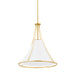 Mitzi - H645701S-AGB - One Light Pendant - Madelyn - Aged Brass