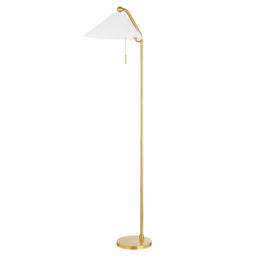 Mitzi - HL647401-AGB - One Light Floor Lamp - Aisa - Aged Brass