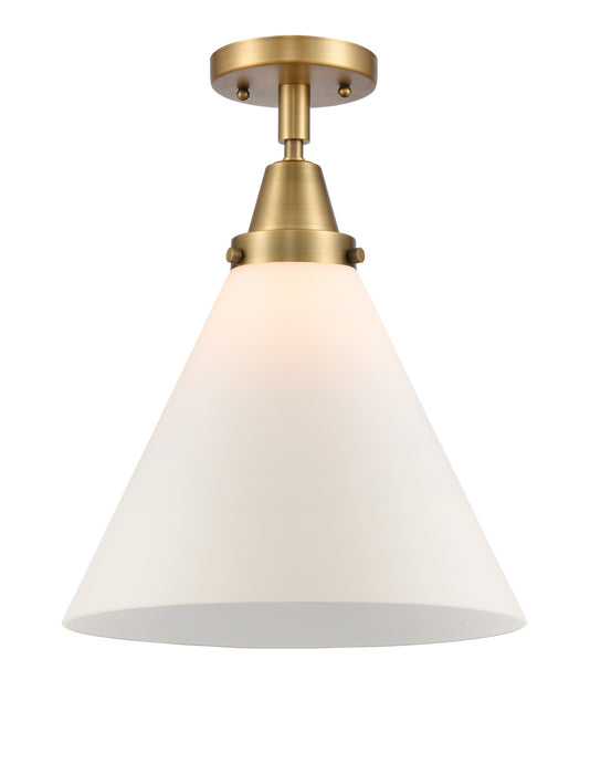 Innovations - 447-1C-BB-G41-L - One Light Flush Mount - Caden - Brushed Brass