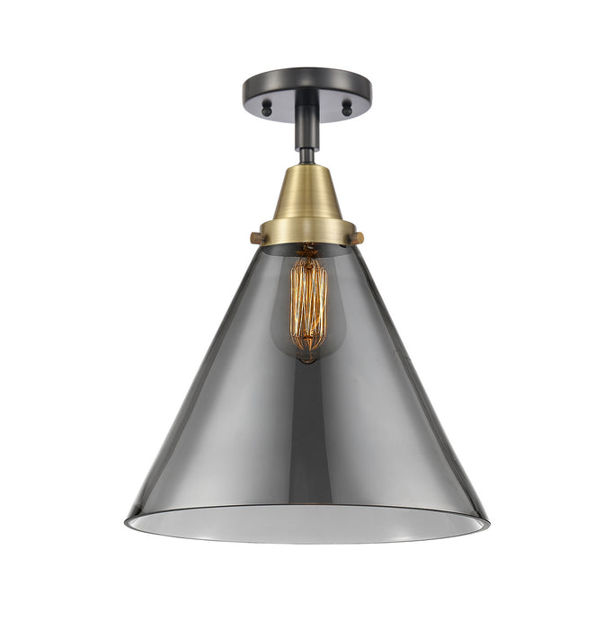 Innovations - 447-1C-BAB-G43-L-LED - LED Flush Mount - Caden - Black Antique Brass