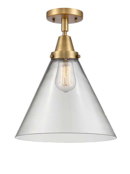 Innovations - 447-1C-BB-G42-L - One Light Flush Mount - Caden - Brushed Brass