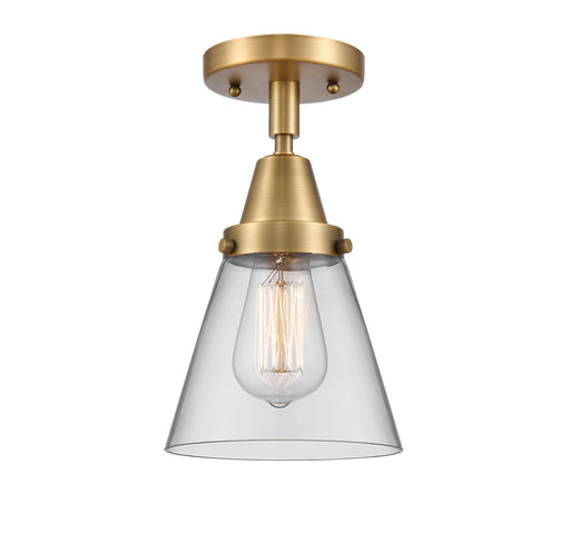 Innovations - 447-1C-BB-G62 - One Light Flush Mount - Caden - Brushed Brass