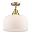 Innovations - 447-1C-BB-G71-L - One Light Flush Mount - Caden - Brushed Brass