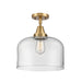 Innovations - 447-1C-BB-G72-L-LED - LED Flush Mount - Caden - Brushed Brass