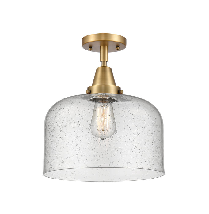 Innovations - 447-1C-BB-G74-L - One Light Flush Mount - Caden - Brushed Brass